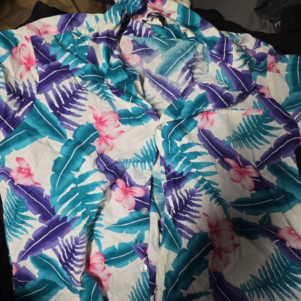 Hilo Hattie Colorful Floral Shirt